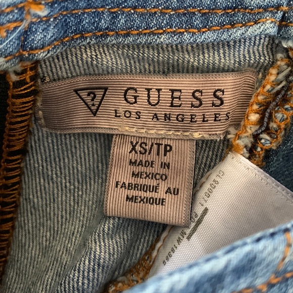 Guess Denim Bustier Crop Top - Picture 7 of 16